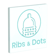 Ribs & Dots: promotes the woman's orgasm