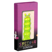 Giant novelty condom: Worm