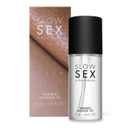 SLOW SEX Warming Massage Oil: with cocos scent (50ml)