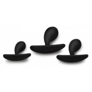 Dark Droplets gebogener Analtrainer - 3-teiliges Set