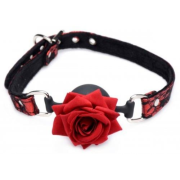 Aufsehenerregender Ballknebel mit Rose