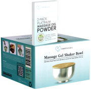 Massage Gel Set: Nuru Bowl + Massagegel-Pulver (2x5g)