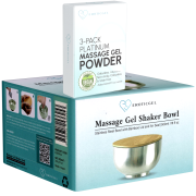 Massage Gel Set: Nuru Bowl + Massagegel-Pulver (3x5g)