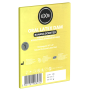 Banana Oral Latex Dam: Lecktuch mit Bananen-Aroma