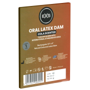 Cola Oral Latex Dam: latex sheet with cola scent