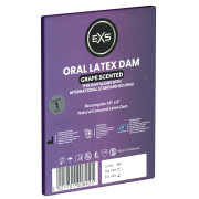 Grape Oral Latex Dam: Lecktuch mit Trauben-Aroma