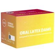 Oral Latex Dams: latex sheets without scent