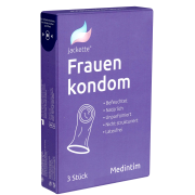 jackette: das latexfreie Frauenkondom (3 Stück)