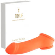 Latex Penis Sleeve ERIK neon orange