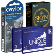 Kondomotheke® Latexfreie Kondome Probierset 3A