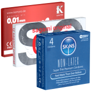 Kondomotheke® Latexfreie Kondome Probierset 3E