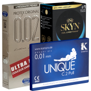 Kondomotheke® Latexfreie Kondome Probierset 3D