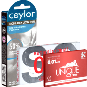 Kondomotheke® Latexfreie Kondome Probierset 3E