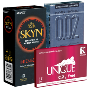 Kondomotheke® Latexfreie Kondome Probierset 3B