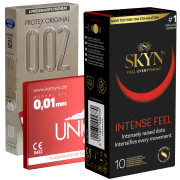 Kondomotheke® Latexfreie Kondome Probierset 3B
