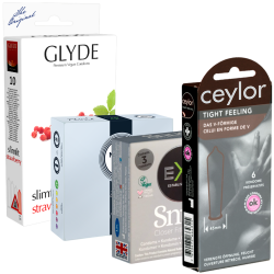 Kondomotheke® A4 Special Tight Pack - 4x extra tight condoms (22 condoms)