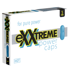 HOT «Exxtreme Power Caps» for men, 5 potency increasing capsules for the man