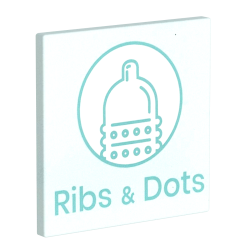 Lovelyness «Ribs & Dots» 1 stimulierendes Kondom für mehr Spaß beim Akt der Liebe