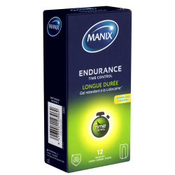 Manix «Endurance TimeControl» 12 aktverlängernde Kondome mit Lidokain