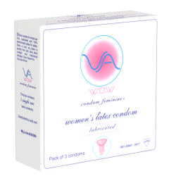 VA w.o.w. «Condom Feminine» 3 feuchte Frauenkondome aus Latex