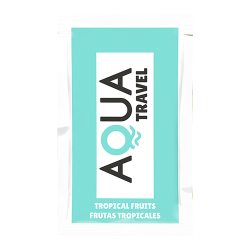 AQUA «Travel» Tropical Fruits, 6ml wasserbasiertes Gleitgel mit Geschmack für Oralverkehr