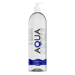 AQUA «Waterbased Lubricant» 1000ml wasserbasiertes Gleitgel für natürliche Intim-Momente