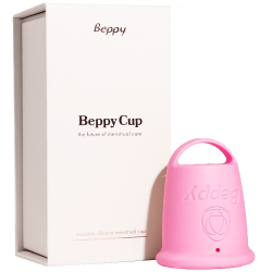 Beppy «Cup» Pink, Box mit einer Menstruationstassen und Aufbewahrungstasche