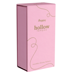 Beppy «Hollow Tampon» Pink, Box mit einem Tampon, wiederverwendbar, vegan