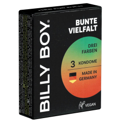 Billy Boy «Bunte Vielfalt» 3 bunt gemischte Kondome