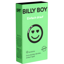 Billy Boy «Einfach drauf» (Easy on) 12 condoms for quick and easy handling