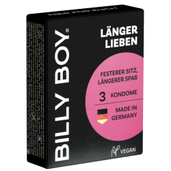 Billy Boy «Länger Lieben» 3 Kondome für längere Liebe - ohne Chemikalien