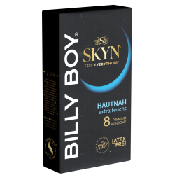 Billy Boy «SKYN» Hautnah Extra Feucht, 8 latexfreie Kondome mit viel Gleitgel