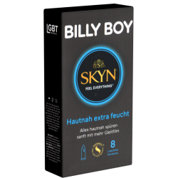 Billy Boy «SKYN» Hautnah Extra Feucht, 8 latexfreie Kondome mit viel Gleitgel