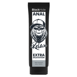 Black Hole «Extra Dilatation» Anal Relax Gel 250ml wasserbasiertes Gleitgel für Analsex