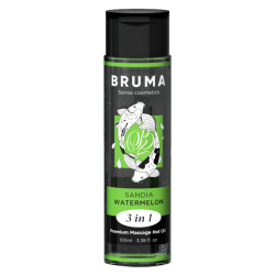 BRUMA «3 in 1 Watermelon» 100ml wärmendes Massagegel mit Wassermelonen-Geschmack