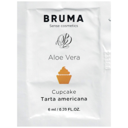 BRUMA «Aloe Vera» American Cake, 6ml aromatisiertes Gleitgel mit Aloe Vera und Kuchen-Geschmack (Sachet)