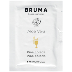 BRUMA «Aloe Vera» Pina Colada 6ml aromatisiertes Gleitgel mit Aloe Vera und Cocktail-Geschmack (Sachet)