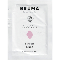 BRUMA «Aloe Vera» Sweets, 6ml aromatisiertes Gleitgel mit Aloe Vera und Zuckerwatte-Geschmack (Sachet)
