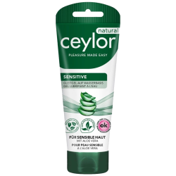 Ceylor «Natural Sensitive» mit Aloe Vera, 100ml natürliches Gleitgel für sensible Haut - in ökologischer Verpackung