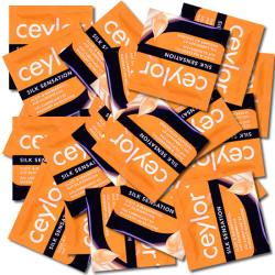 Ceylor «Silk Sensation» 100x3ml lang anhaltendes Gleit- und Massagegel ohne tierische Inhaltsstoffe, Sachets