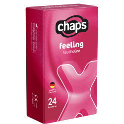 Chaps «Feeling» (Hauchzart, Rosé) 24 unvergleichlich zarte Kondome