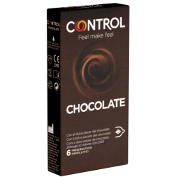 Control «Chocolate» 6 anatomical condoms with chocolate flavour