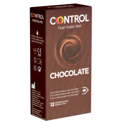 Control «Chocolate» 12 anatomical condoms with chocolate flavour
