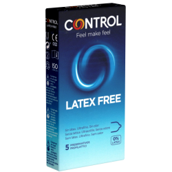 Control «Latex Free» 5 latexfreie Kondome - absolut geruchslos und hypoallergen