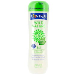 Control 3-in-1 «Wild Nature» Gleit- und Massagegel mit Massage-Aufsatz, 200ml