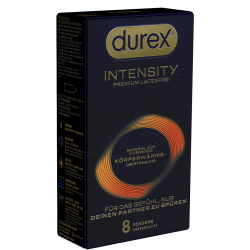 Durex «Intensity» 8 ultradünne, latexfreie Markenkondome