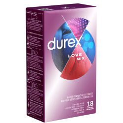 Durex «Love Mix» 18 Markenkondome im Mix für überraschende Abwechslung