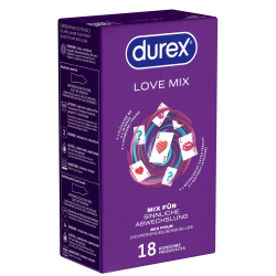 Durex «Love Mix» 18 Markenkondome im Mix für überraschende Abwechslung