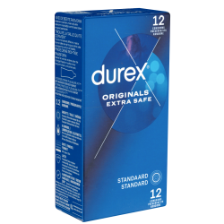 Durex «Originals Extra Safe» 12 extra sichere Markenkondome mit Easy-On™-Passform
