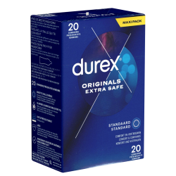Durex «Originals Extra Safe» 20 extra safe condoms with Pleasure-Fit fit